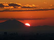 筑波山と初日の出