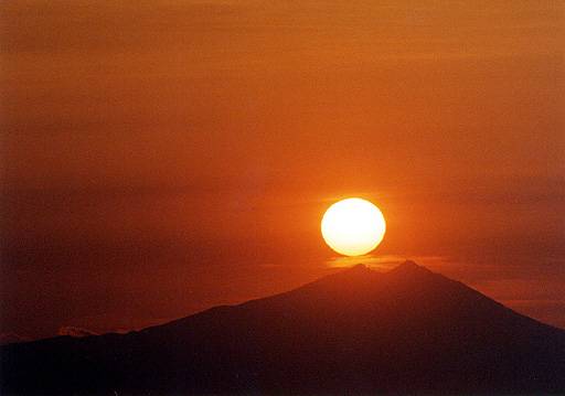筑波山からの日の出